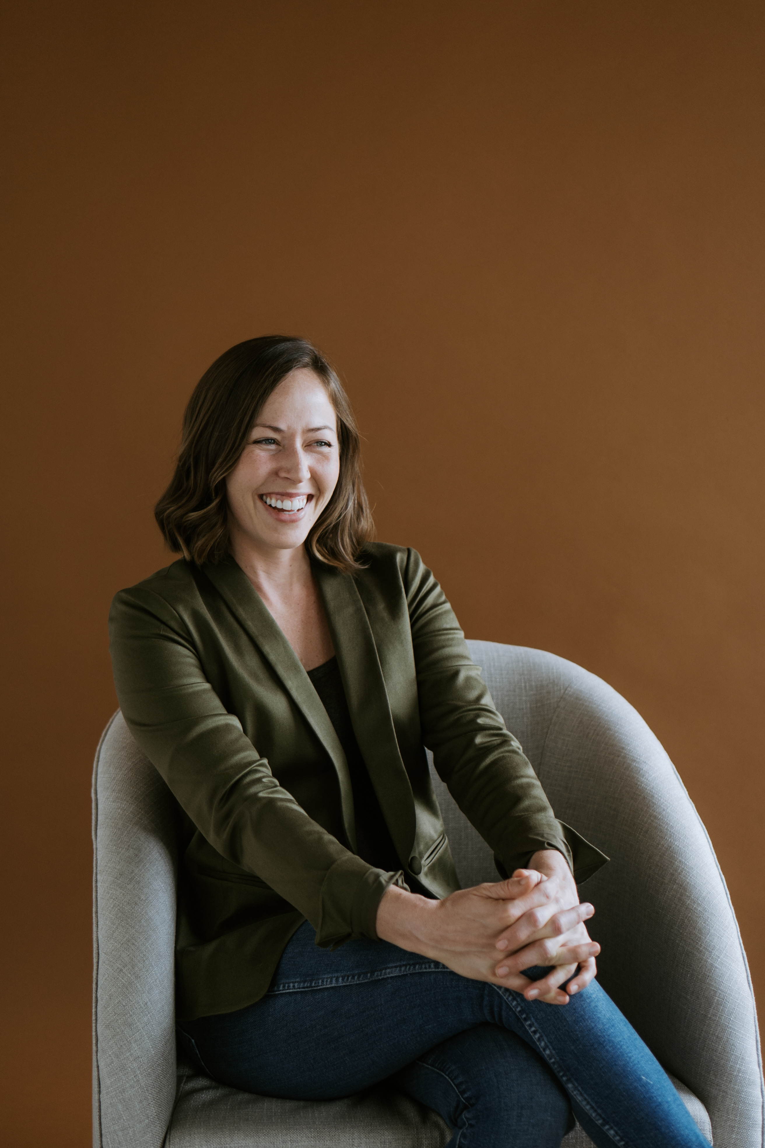 Kathleen Broussard seated in a chair